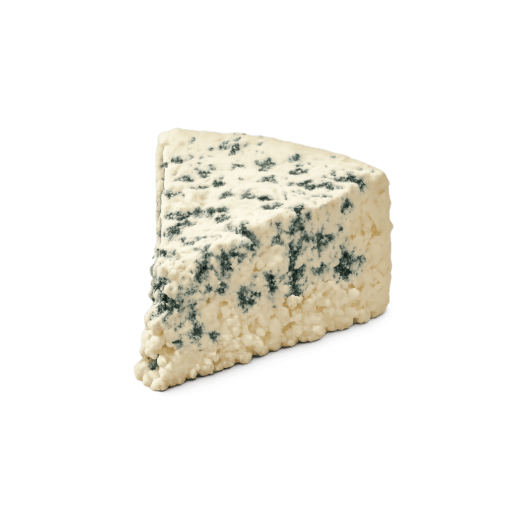 Blue Cheese: 353 kcal (1477 kJ), Protein 21.4g, Carbs 2.34g, Fat 28.7g per 100g