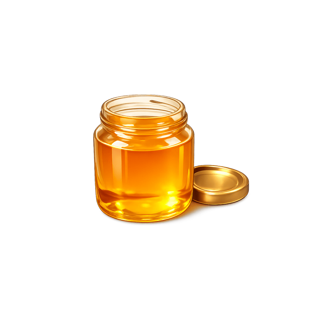 Ghee (geklaarde boter): 900 kcal (3766 kJ), Eiwitten 0g, Koolhydraten 0g, Vet 100g per 100g