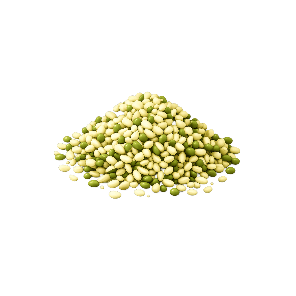 Hamppusiemenet (kuoritut): 553 kcal (2314 kJ), Proteiini 31.56g, Hiilihydraatit 8.67g, Rasva 48.75g per 100g