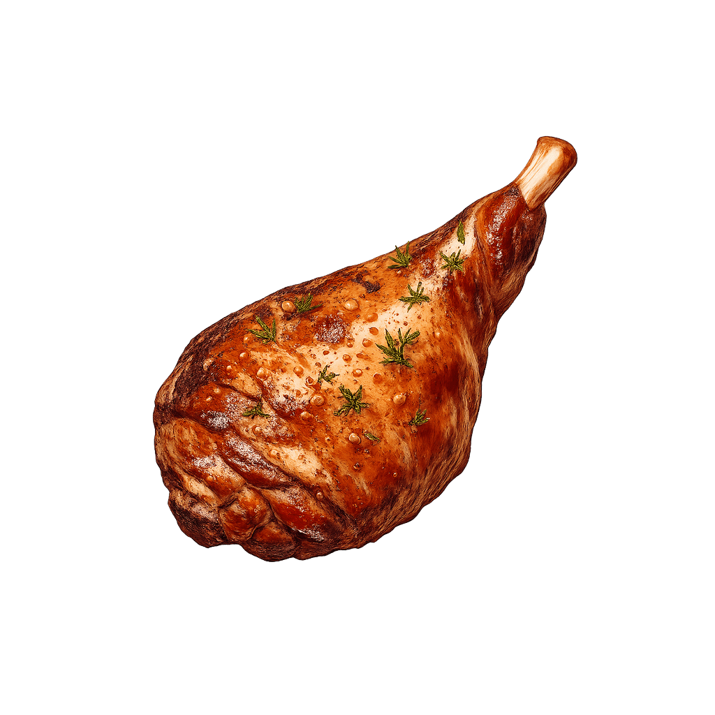 Jehňěčí (pečené): 258 kcal (1079 kJ), Bílkoviny 25.55g, Sacharidy 0g, Tuky 16.48g na 100g