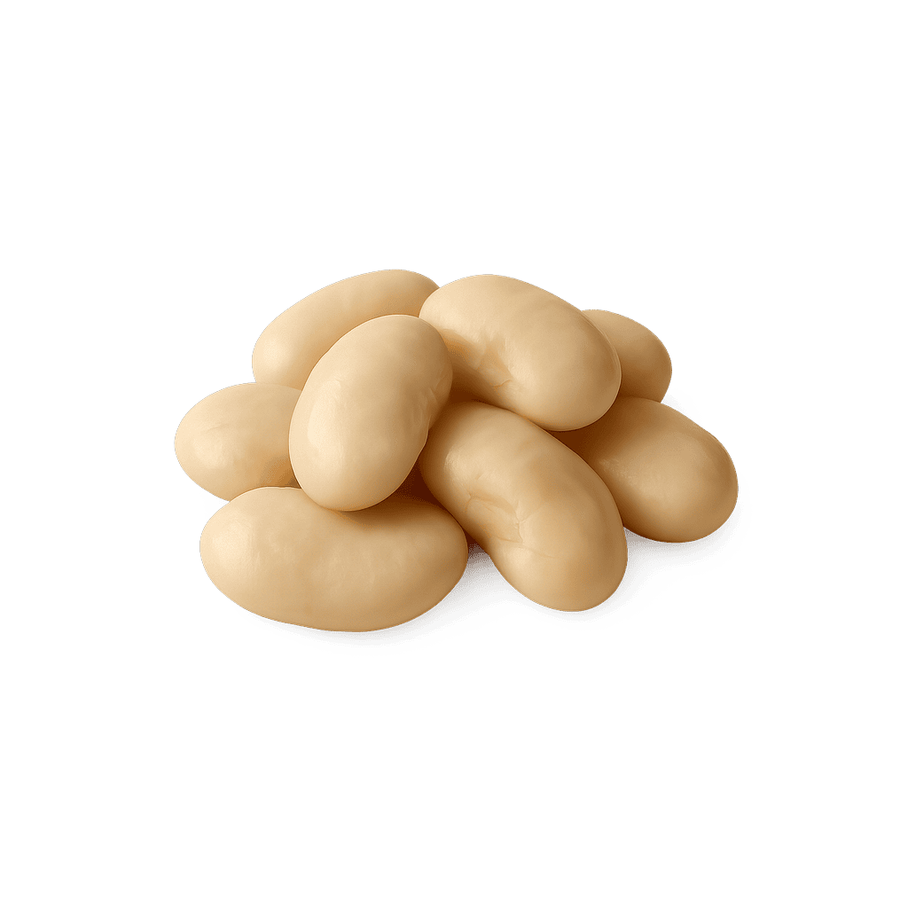 Lima Beans: 115 kcal (481 kJ), Protein 7.8g, Carbs 20.88g, Fat 0.38g per 100g