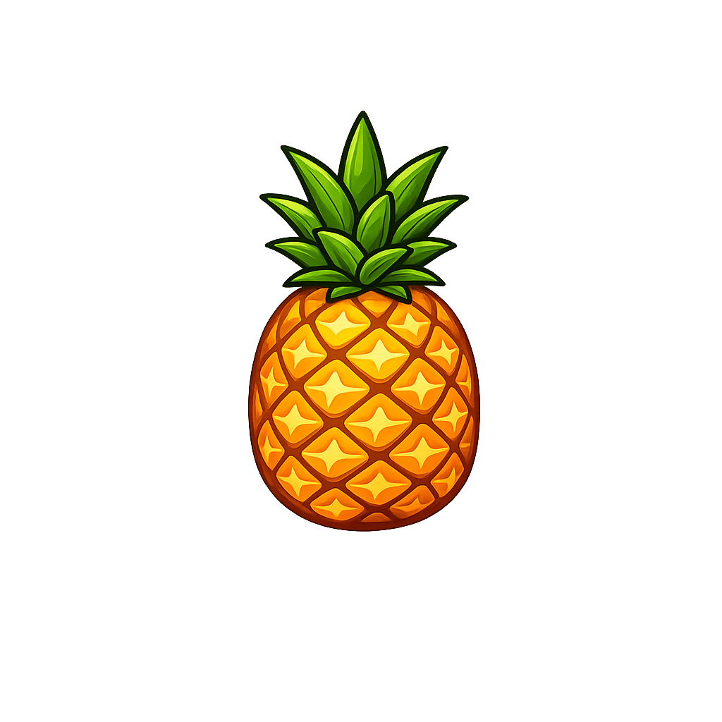 Ananas: 50 kcal (209 kJ), Bílkoviny 0.54g, Sacharidy 13.12g, Tuky 0.12g na 100g