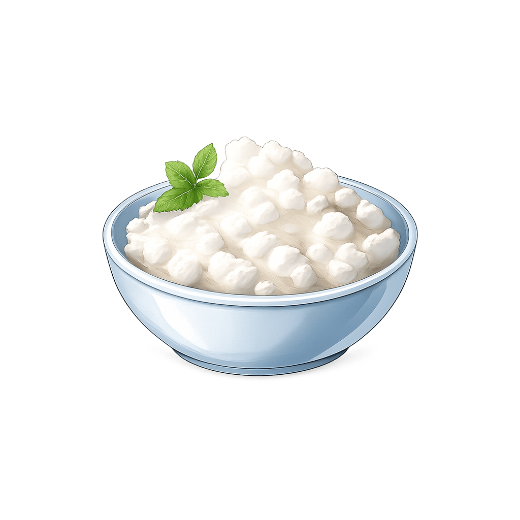 Kvark: 67 kcal (280 kJ), Protein 12g, Kulhydrater 4g, Fedt 0.2g per 100g
