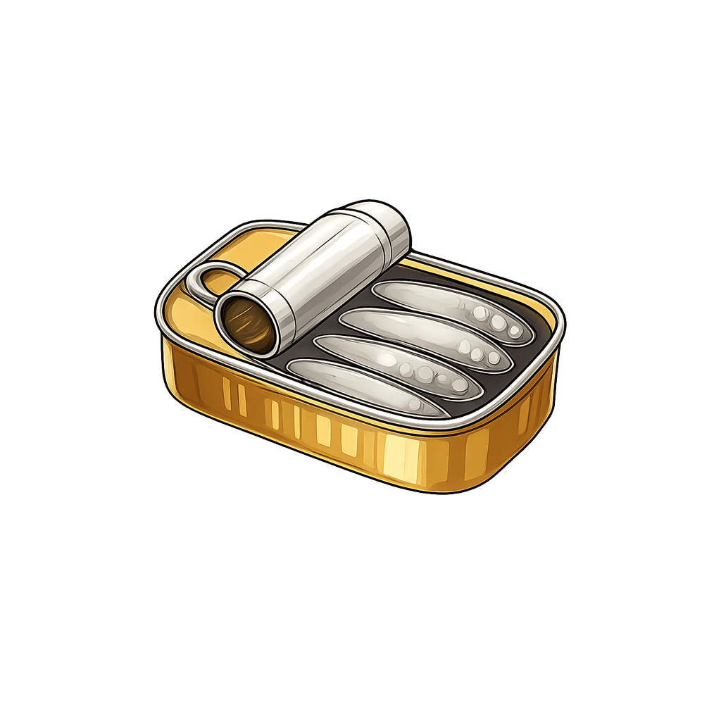 Sardines (Canned in Oil): 208 kcal (870 kJ), Protein 24.62g, Carbs 0g, Fat 11.45g per 100g
